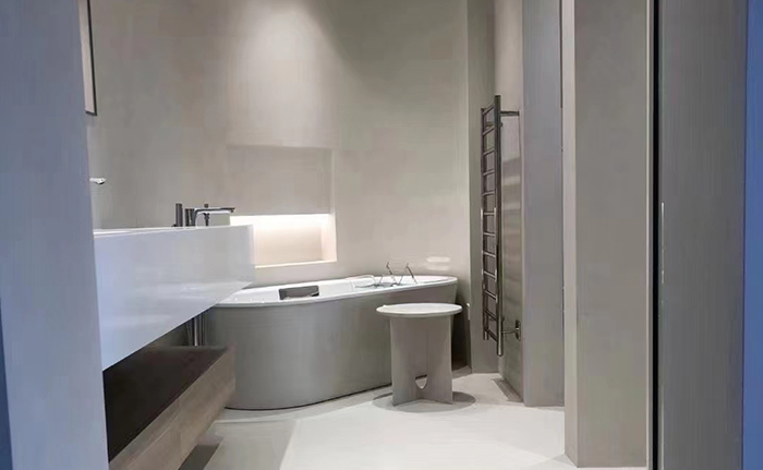 微水泥效果圖，微水泥裝修有什么特點？